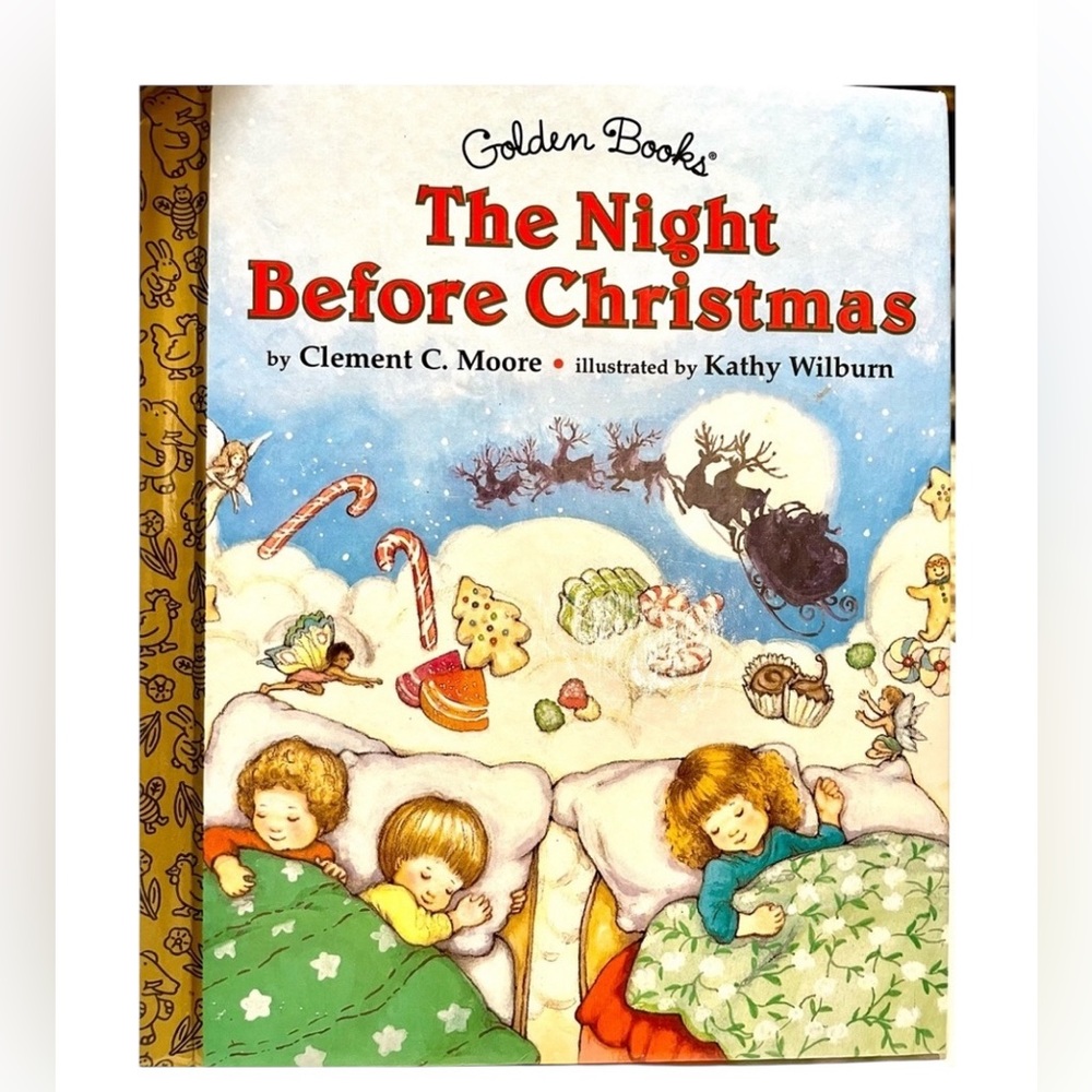 The Night Before Christmas By Clement C. Moore A Little Golden Storybook 1987